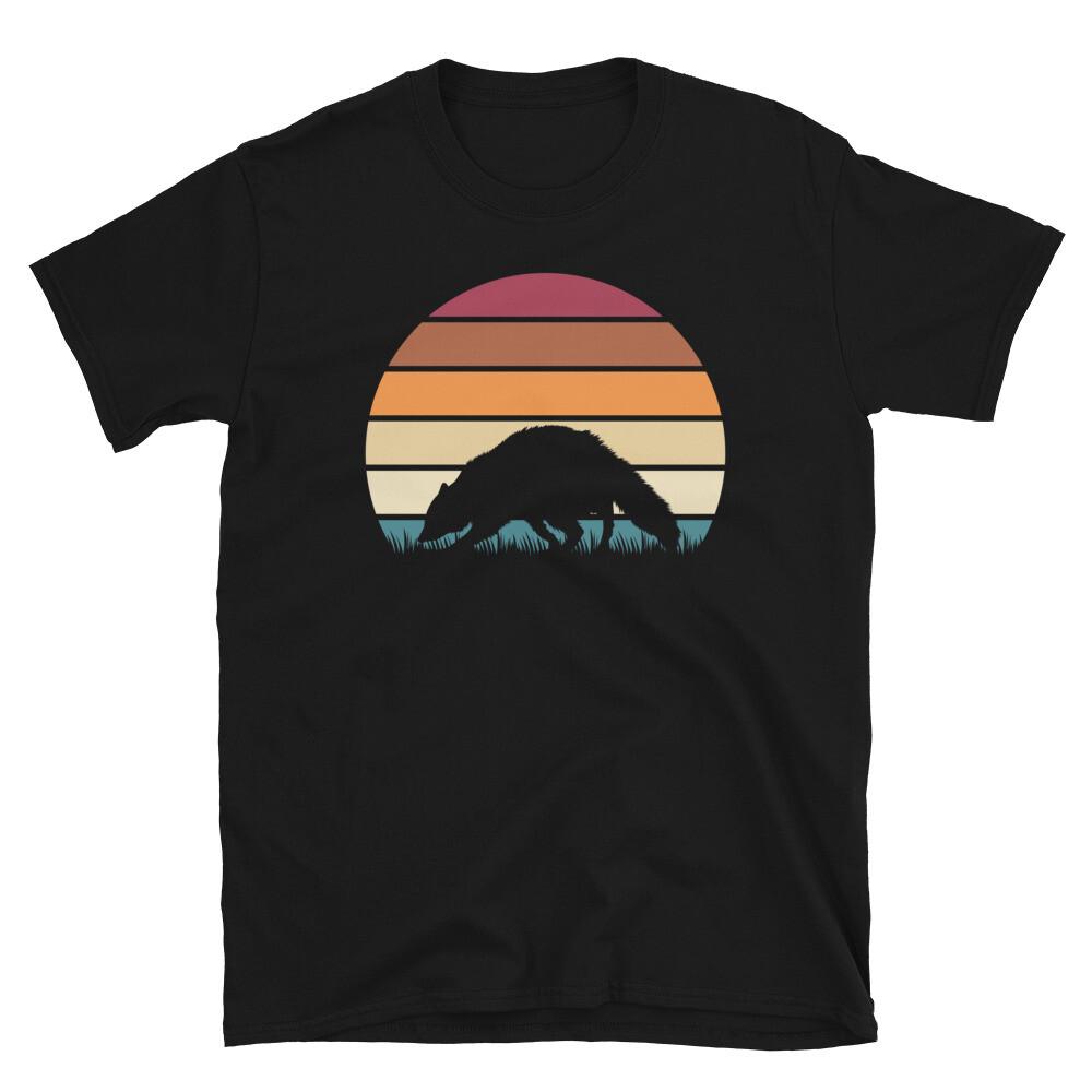 

Retro Sunset Animal Lover Raccoon Silhouette Short-Sleeve Unisex T-Shirt 2XL