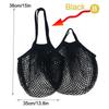 Reusable Grocery Produce Bags Cotton Mesh String Net Tote Bag Fruit Vegetable
