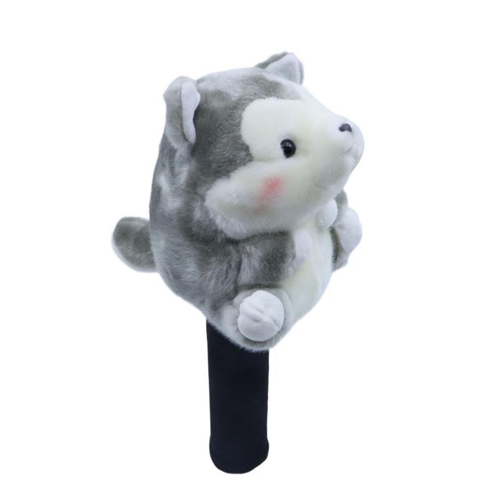 Cute Cartoon Animal Plush Golf Headcover Soft Hybrid Driver Cover Golf Club Accessories Gift Golf Sport Easy to Use Unique Desig