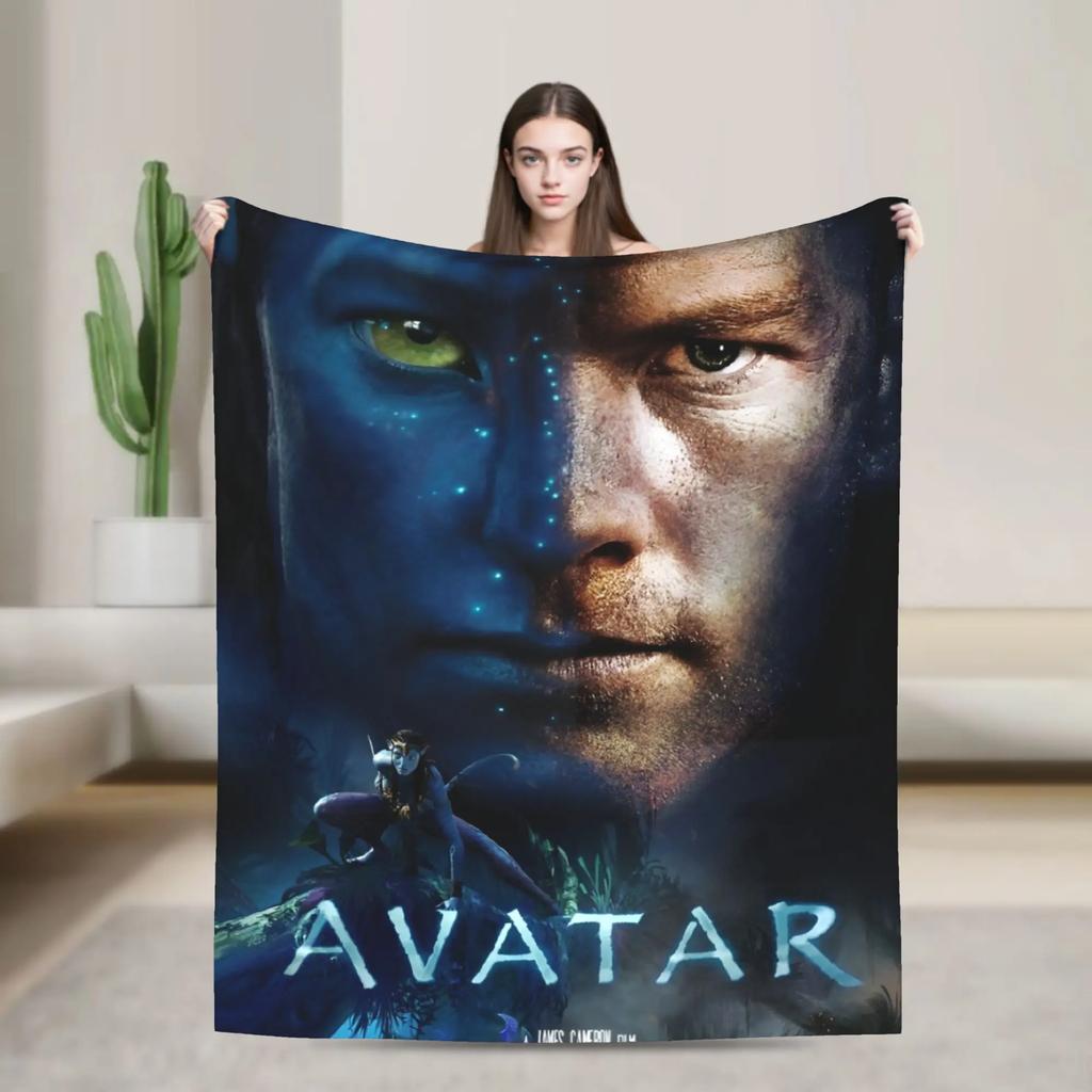 Avatar The Way of Water Plush Blanket Soft Warm Throw for Bedding Outdoor Decorative Use Flannel Bedspread Cover