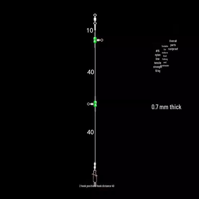 

Універсальна обертова оснастка Sabiki: Короткий вудлище для прісноводної та солонуватої води, для лову з берега/плоту/човна, для далеких закидань
