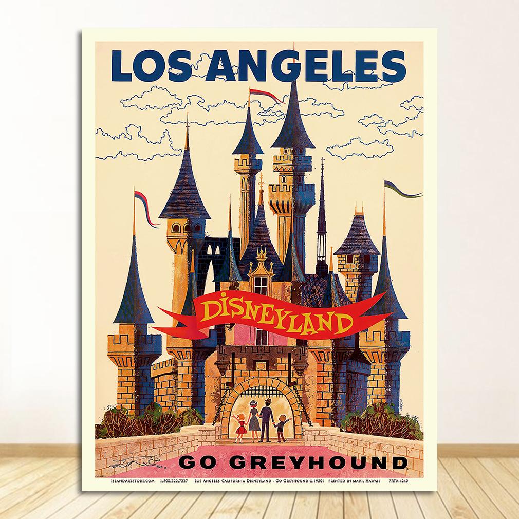 Vintage Wall Kraft Posters Coated Wall Stickers Home Decor Pictures Gift America Las Vegas City Travel Poster Canvas Paintings