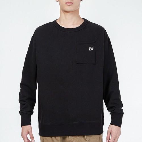 Puma Pánská sportovní mikina s kapucí a logem v kapse, černá