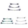 50Pcs 15cm/20cm/25cm High Strength Fishing Wire Leaders Heavy Duty Fishing Stainless Wire Leaders with Swivels and Snaps
