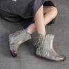 Fashion GKTINOO 2025 Winter New Retro Short Boots Genuine Leather Versatile Tassel Fashion Comfortable Women's Shoes