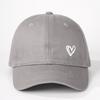 Solid color love printed baseball cap for both men and women, suitable for casual and versatile travel, sun protection, and gath