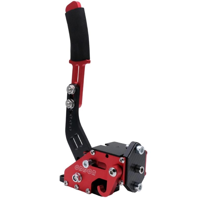 PC Gaming Simulators Handbrake Precise Drift Control Realistic Force Feedback Vibration Compatible Multiple Devices красный