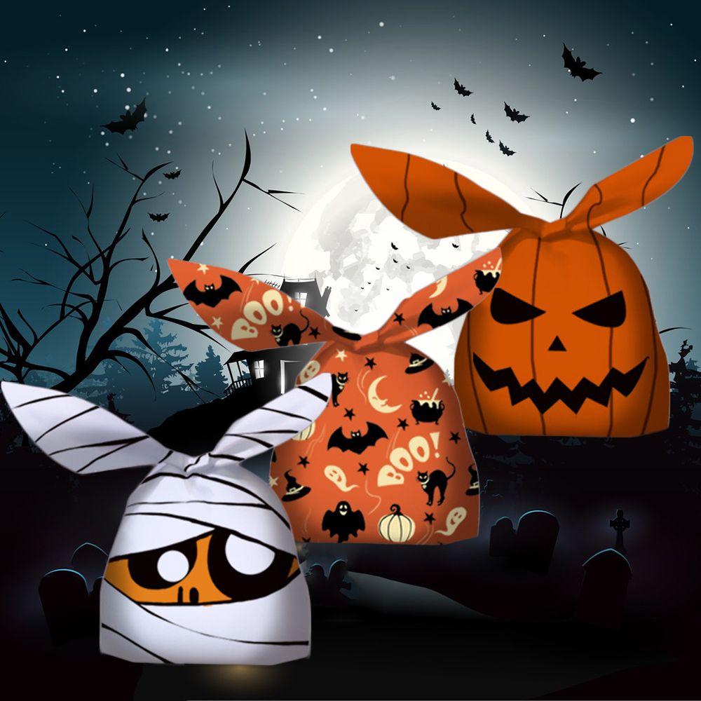 Supplies For Biscuits Snack Handbag Halloween Decoration Candy Bag Candy Pouch Baking Gift Bags