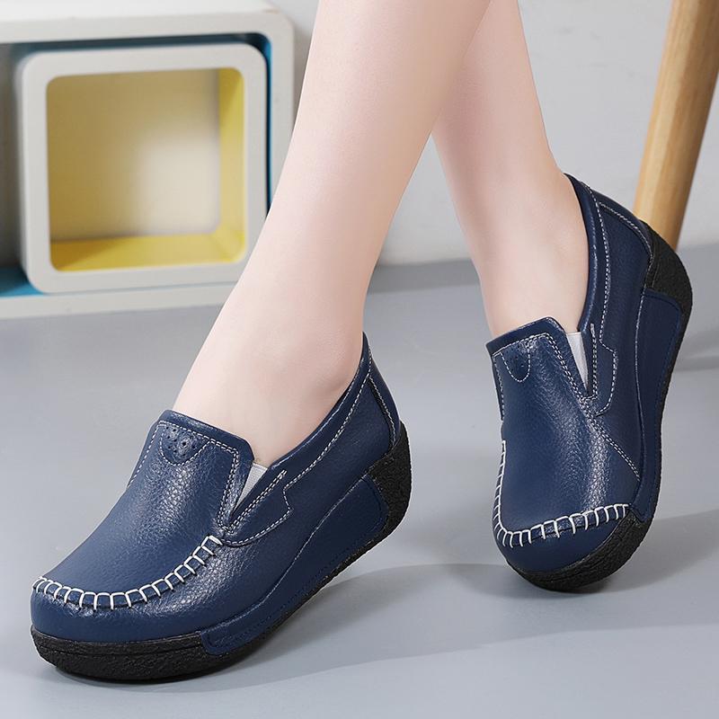 New White Casual Sports Women's Shoes, Fashionable Height Increasing Platform Denim Shoes, New Set Foot Work Walking Shoes, Boat