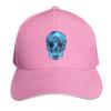 Electric Blue Sugar Skull Baseball Cap Tactical Cap Horse Hat Luxury Cap Hiking Hat Unisex Womens