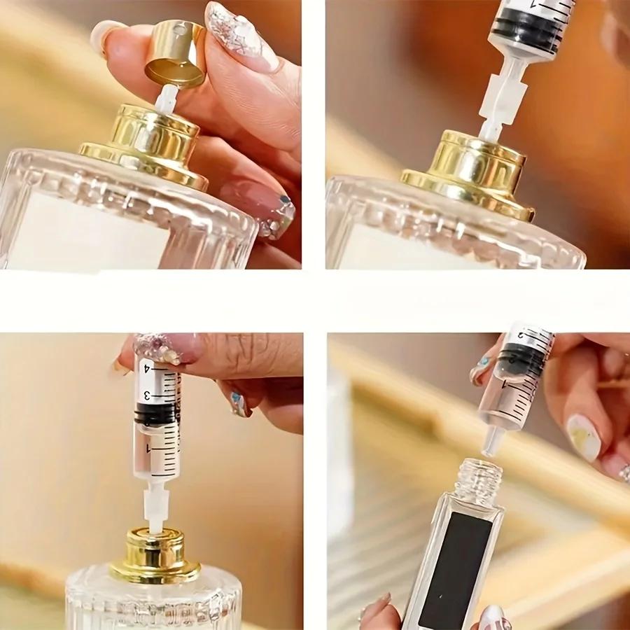 10/20 Stück 5ml Spritze Kunststoff Parfümspender Werkzeug Nachfüllungen Kosmetik zur quantitativen Verteilung von nachfüllbaren Flaschen