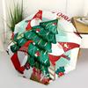 1pc Christmas Gnome Automatic Opening/Closing Umbrella, Festive Gift for Fans, Travelers & Daily Use, Portable 3-Fold Design with 8-Bone Iron Frame.X0