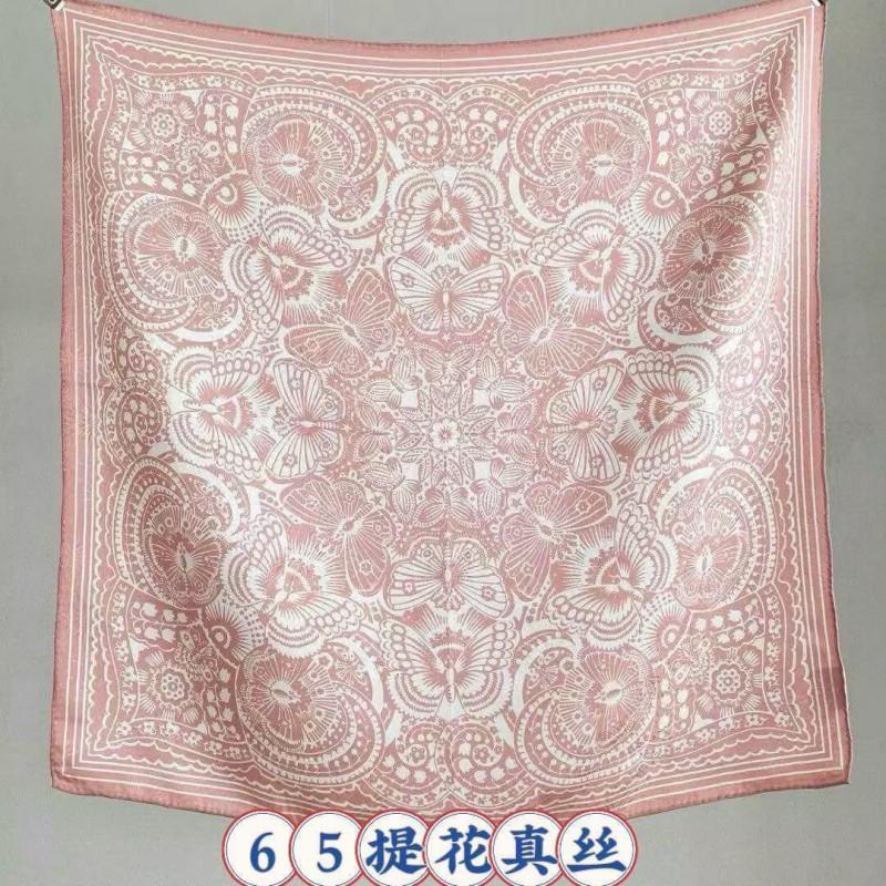 16 Momme 100% Mulberry Silk Square Scarf Womens Fashion Shawl