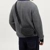 Coach Wyatt 19 Zip Closure Signature Coated Canvas With Smooth Calfskin Shoulder Bag Crossbody Bag Small Men Shoulder Bag Black CM109-QBMI5