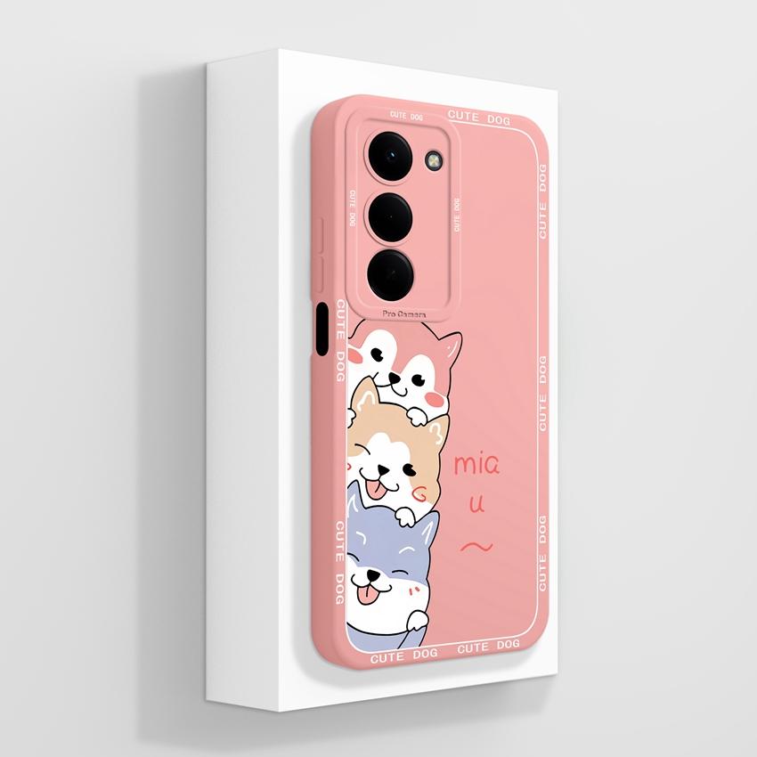 For Redmi 15 15C 12C 10C Note 14 14S 14R 11 10 Prime Fashion Case Cartoon Kitten Puppy Patterns Shockproof Silicone Phone Cover For Redmi Bumper Shell