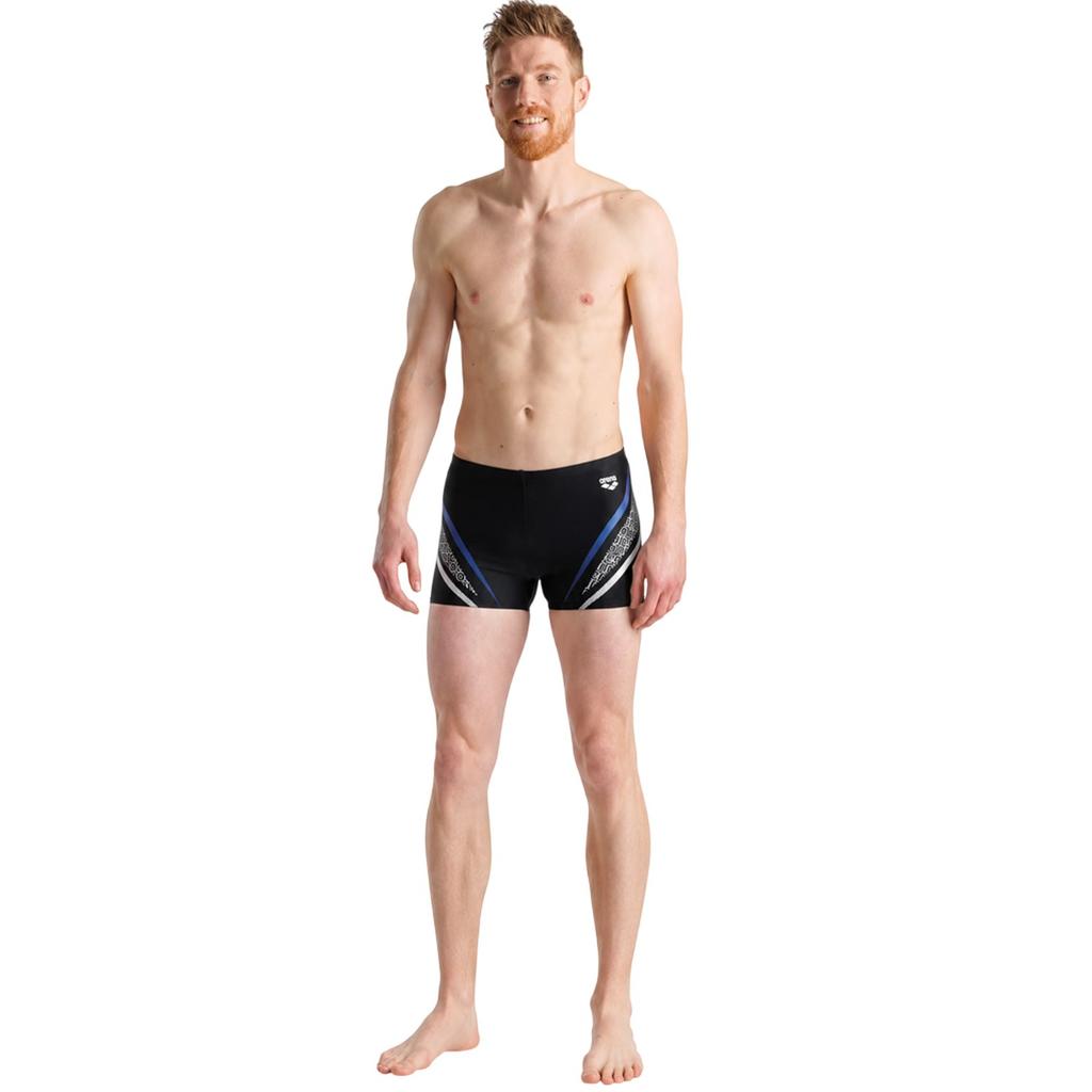 Arena Mens Lettering Print Regular Swim Shorts