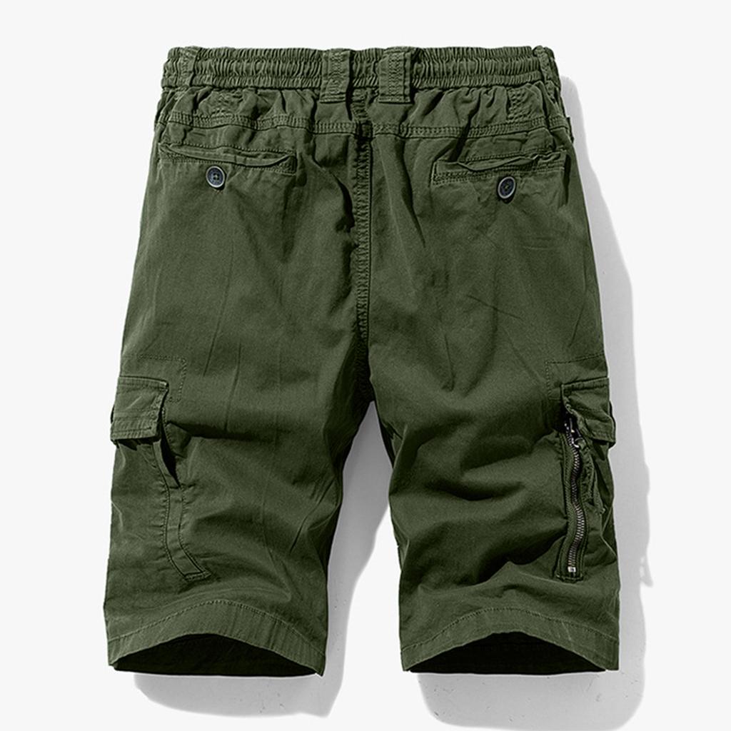 Men's Trendy   Versatile  Five-pocket Pants  Workwear Shorts  Outdoor Sports