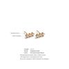 Eetit High Quality Shiny Cubic Zirconia Daily Stud Earrings for Women Stainless Steel Delicate Popular Versatile Jewelry Gift