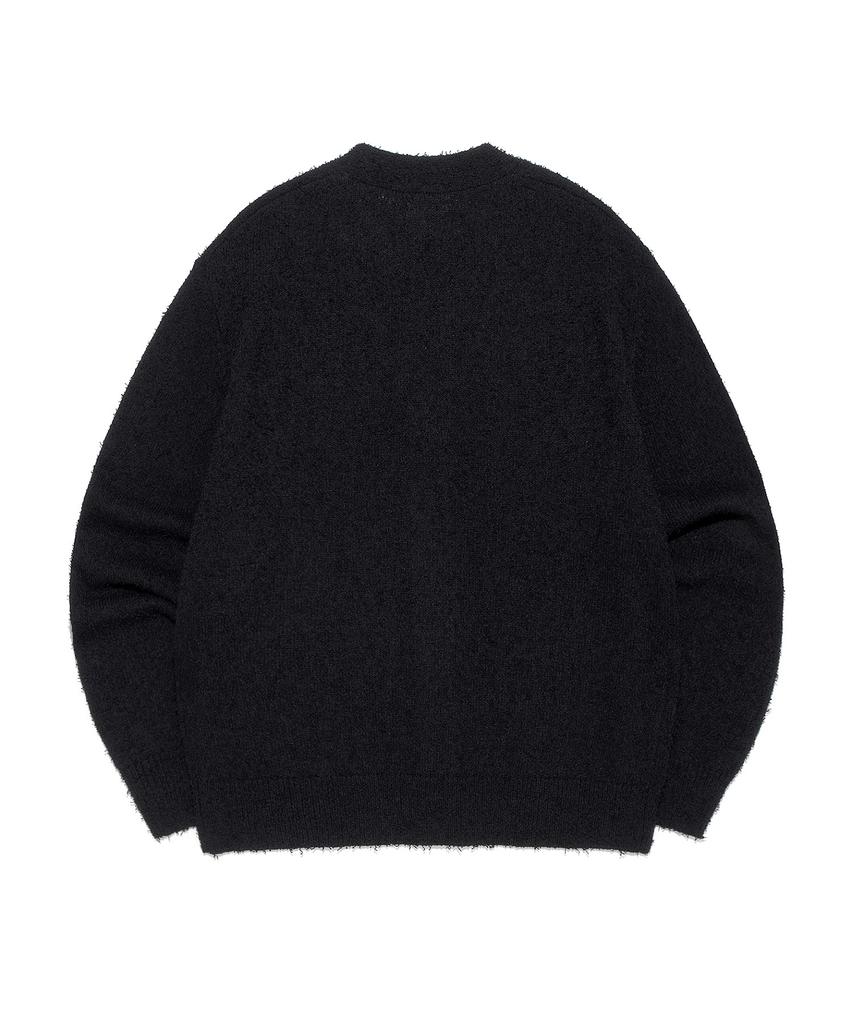Lee Tail V-Neck Cardigan Black
