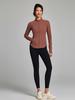2025 Women's Long Sleeve Fitness Jacket for Spring & Autumn - Stand Collar Yoga & Running Sportswear
