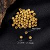 Argent Sterling S925 avec Perles Espacement Plaqué Or 24K pour Bijoux DIY