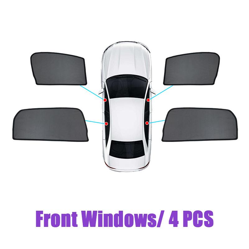 For BYD Atto 3 Accessories Yuan Plus SC2E 2024 Magnetic Windshield Frame Privacy Blind Curtain Anti-UV Car Accessories