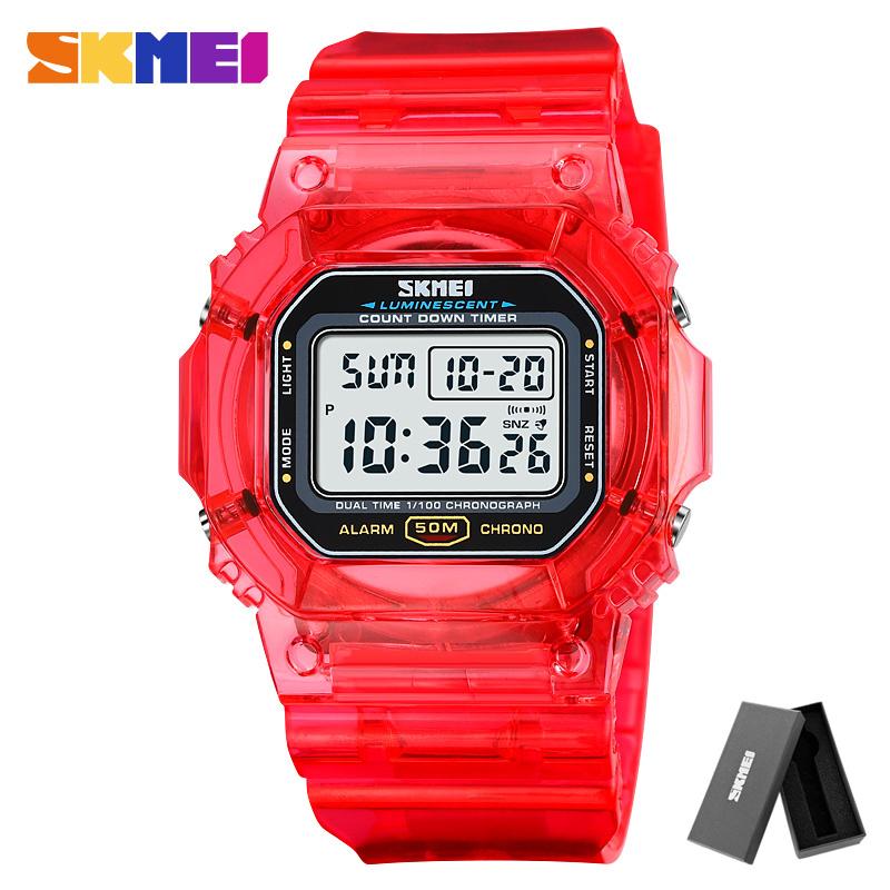 SKMEI 1999 Multifunctional Down Date Wristwatch reloj hombre Back Light Display Stopwatch Digital Watch Mens 5Bar Waterproof