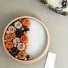 DIY Round Big Candle Jar Silicone Molds Cement Flower Pot Mold Concrete Wax Box Storage Bowl Candle Tray Mold Home Decor Crafts
