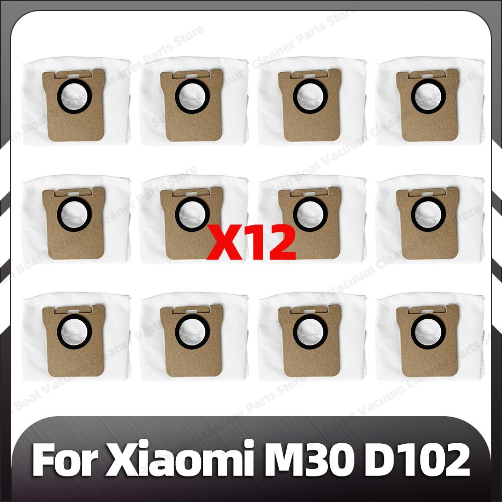 Compatible for Xiaomi M30 D102 Replacement Main Side Brush Mop Pad Dust Bags Spare Parts Accessories