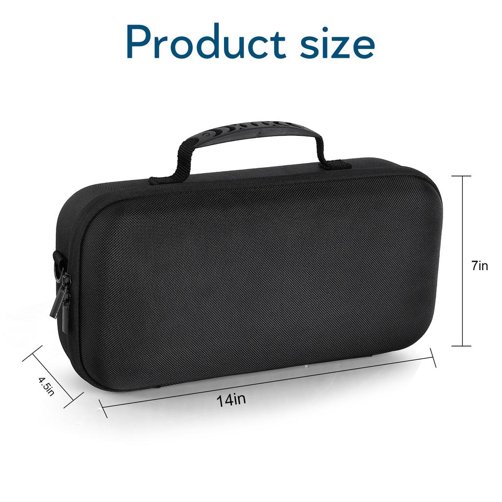 EVA Hard Carrying Case Bag Waterproof Hard Storage Case with Shoulder Strap and Handle for Bose SoundLink Max Portable Speaker
