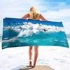 Microfiber Iceberg Beach Towel,Beach Towels Oversized, Quick Dry Sand Free Bath Towel Large, Absorbent Sup Soft Bathroom Towel