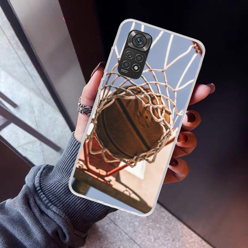 Basketball Basket Sports Phone Case For Xiaomi Redmi Note 15 14 14S 13 12S 12 Pro Plus 11S 11 10S 10 4G Cover 11E 11T 5G Print F