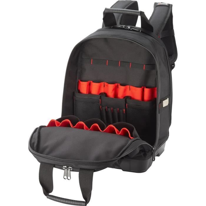 Sac à dos outils Hultafors avec fond renforcé et 42 compartiments