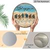 2D Flat, 1pc Sea Turtle Bible Verse Wall Decor, Round Aluminum Sign for Home, Office, Bathroom, Porch, Living Room - Vintage Sea Turtle Plaque with