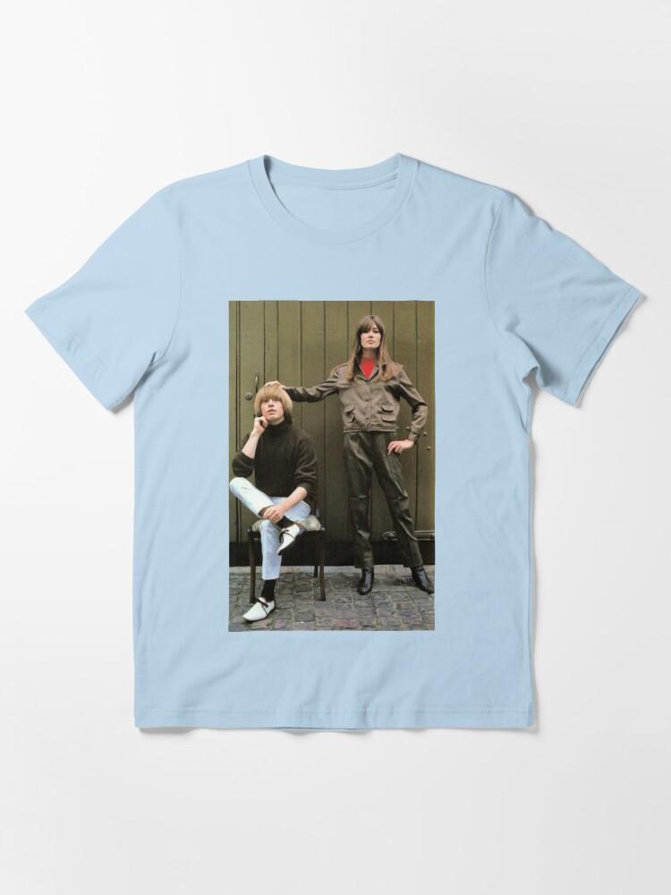 Françoise Hardy Brian Jones and Françoise Hardy Essential T-Shirt