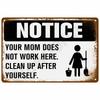 Vintage Room Decoration Home Decor Items Tin Signs Aesthetic Men Bedroom Metal Signs Retro Metal Plate Posters Wall Art Mural