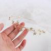 Women Non-slip Rhinestone Hair Hoop Hollow Leaves Star Headband Braided Tool Crystal Hairbands