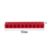 Black Red Screwdriver Storage Easy To Organize 1/4inch Hex 1/4inch Hex