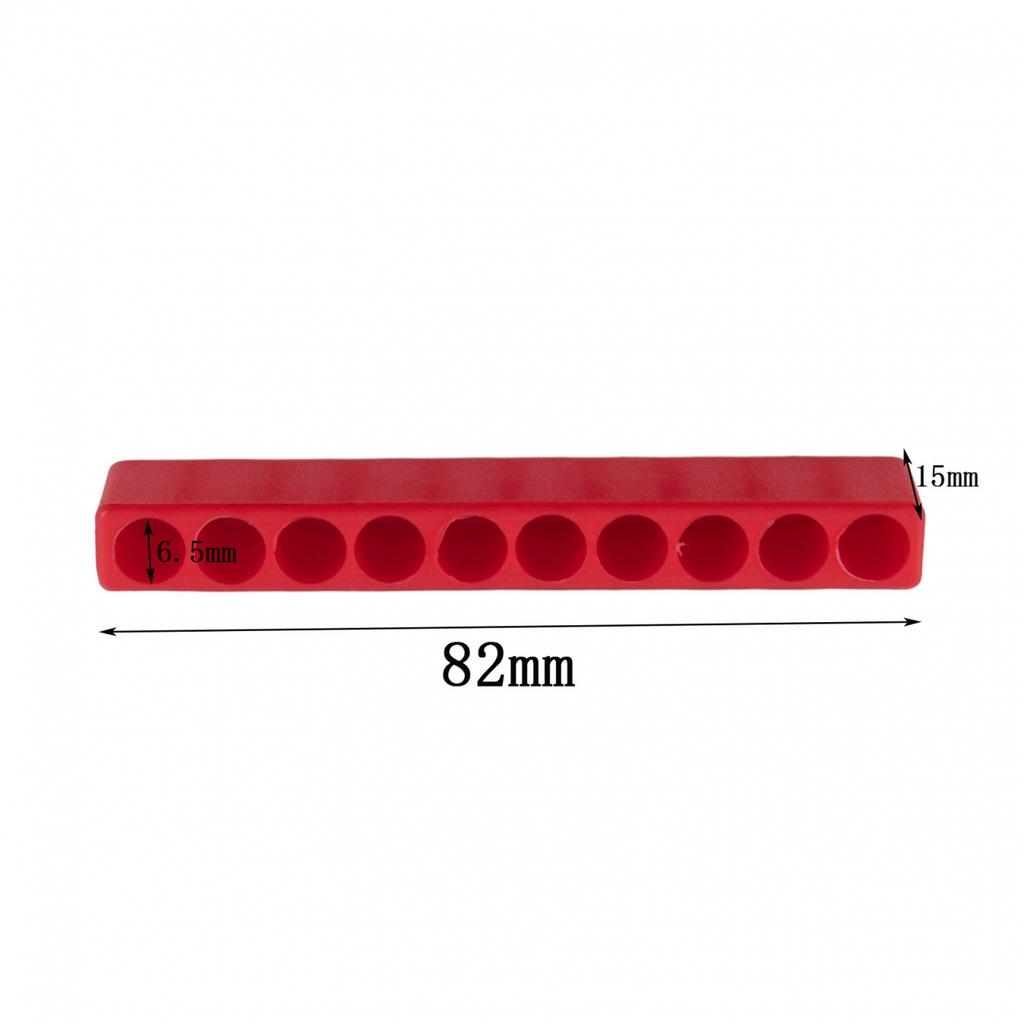 Black Red Screwdriver Storage Easy To Organize 1/4inch Hex 1/4inch Hex