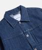 Espionage (Jpn Fabric)Type 1 Kaihara Denim Trucker Jacket Mid Indigo