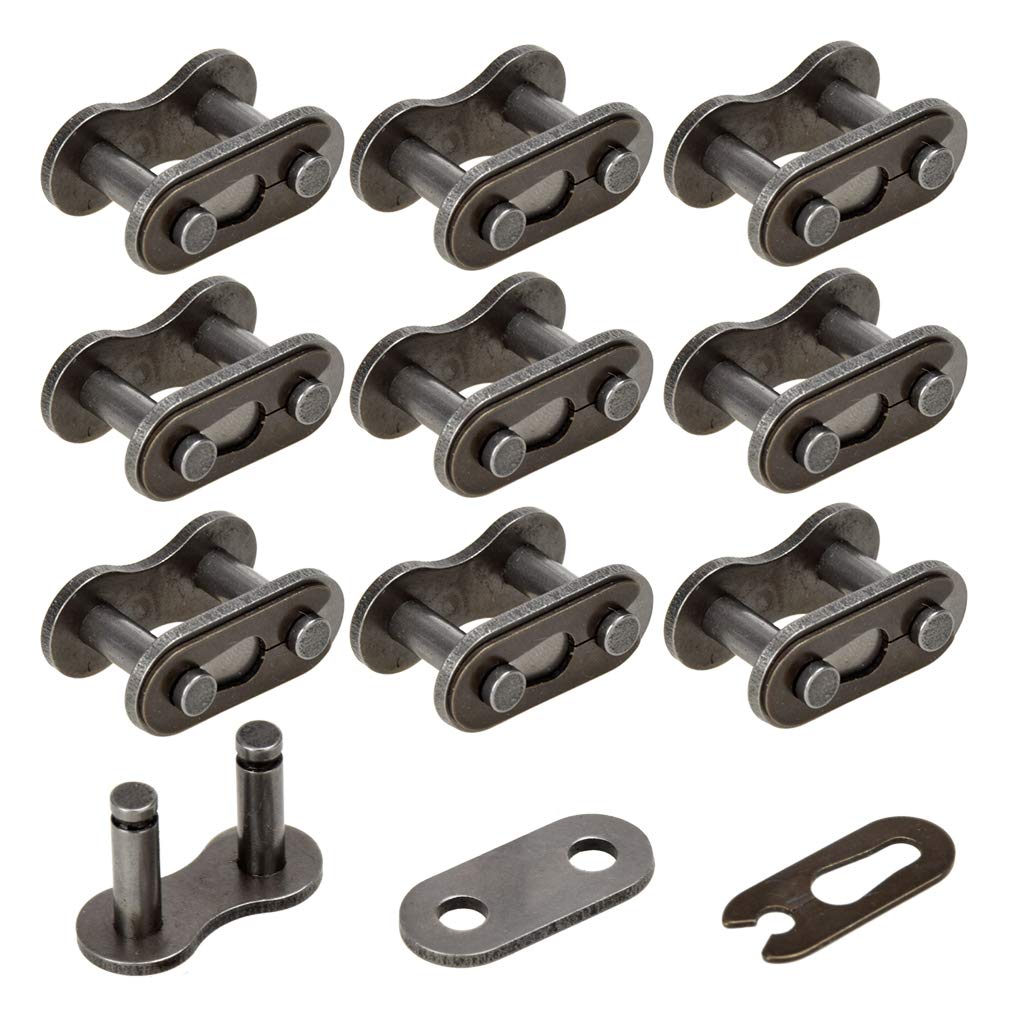 HIAORS 420 Chain Master Roller Connector Links For 90Cc 110Cc 125Cc 150Cc Tao Tao Coolster Apollo Pit Dirt Bike ATV Quad 196Cc 212Cc Coleman CT200U