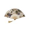 [Dganli] Folding Fan for Women, Luxury, Bamboo, Bamboo Ribs, Japanese Pattern, Lightweight, Japanese