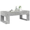 Coffee Table Concrete Grey 110 X 50 X 41 Cm Particleboard