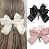 Large Bowtie Hair Clip Girl Hair Styling Barrettes Antislip Women Hair Decors