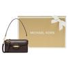 New MICHAEL KORS Fleur Cow Leather Shoulder Bag Small Size Women's Black 32F3G6FC1L