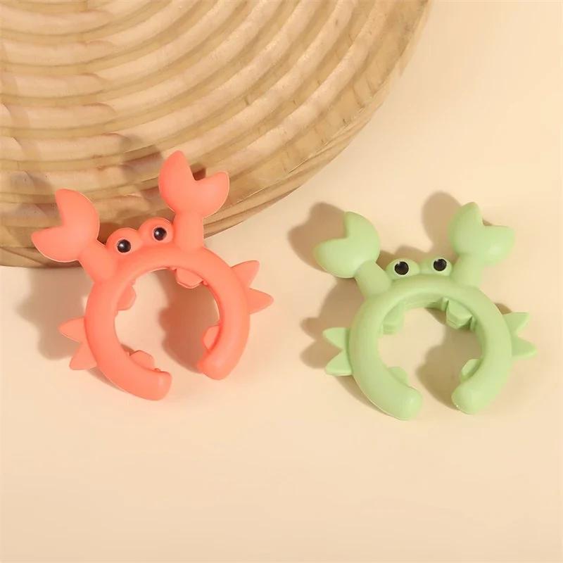 Silicone Crab Spatula Holders Anti Scalding Overflow Pot Clip Spoon Rack Adjustable Small Crab Spoon Pot Holders Kitchen Gadgets