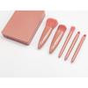 Showroom - Set of 5: Portable Makeup Brush with Mirror Case