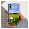 Sport Golf Ball Case For Samsung S22,S25,S24,S23,Ultra,FE,S20,S10,Plus,S21,S9,Lite,Soft Silicone Black