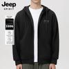 JEEP SPIRIT Men's Heavyweight Hooded Full-Zip Sweatshirt
