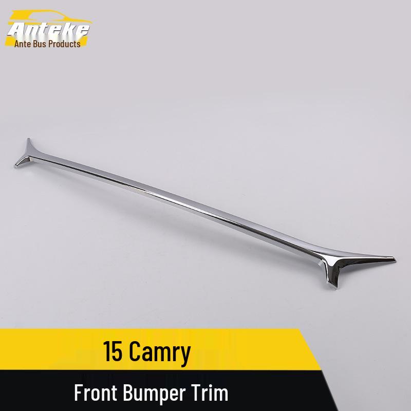 15 Camry Front Bumper & Hood Anti-Scratch Trim - Electroplated Finish